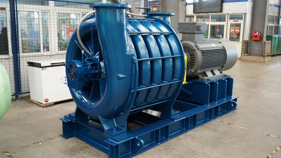 HT250 Shell Multistage Centrifugal Air Blower Airfoil Return Flow Blade فشار جامد بالا را به دست می آورد