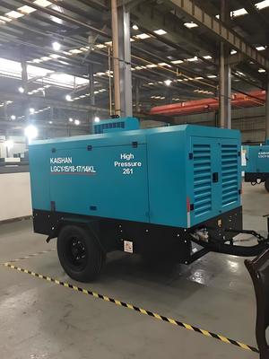 کمپرسور هوا پیچ قابل حمل 0.5-2.5Mpa دیزل / الکتریکی 50-400HP