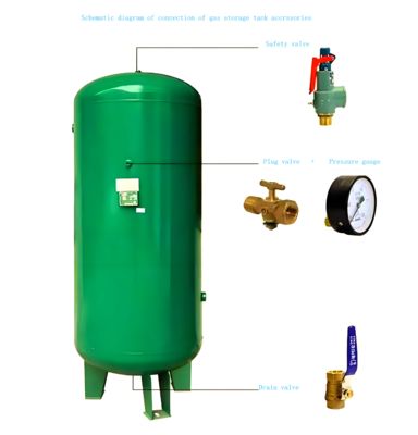 مخزن گاز با ظرفیت 0.3-100 متر مکعب